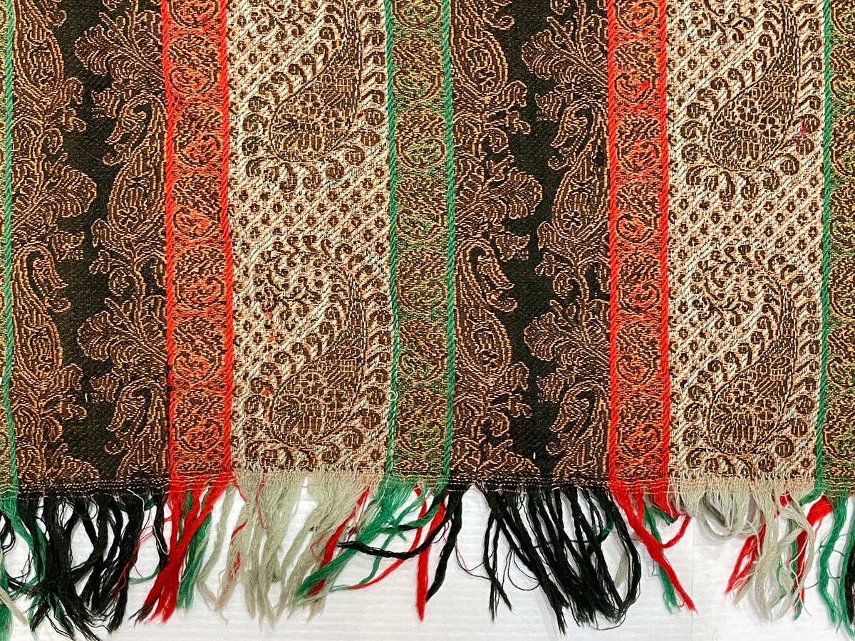 20th Century Indian Wool Paisley ID: T042104