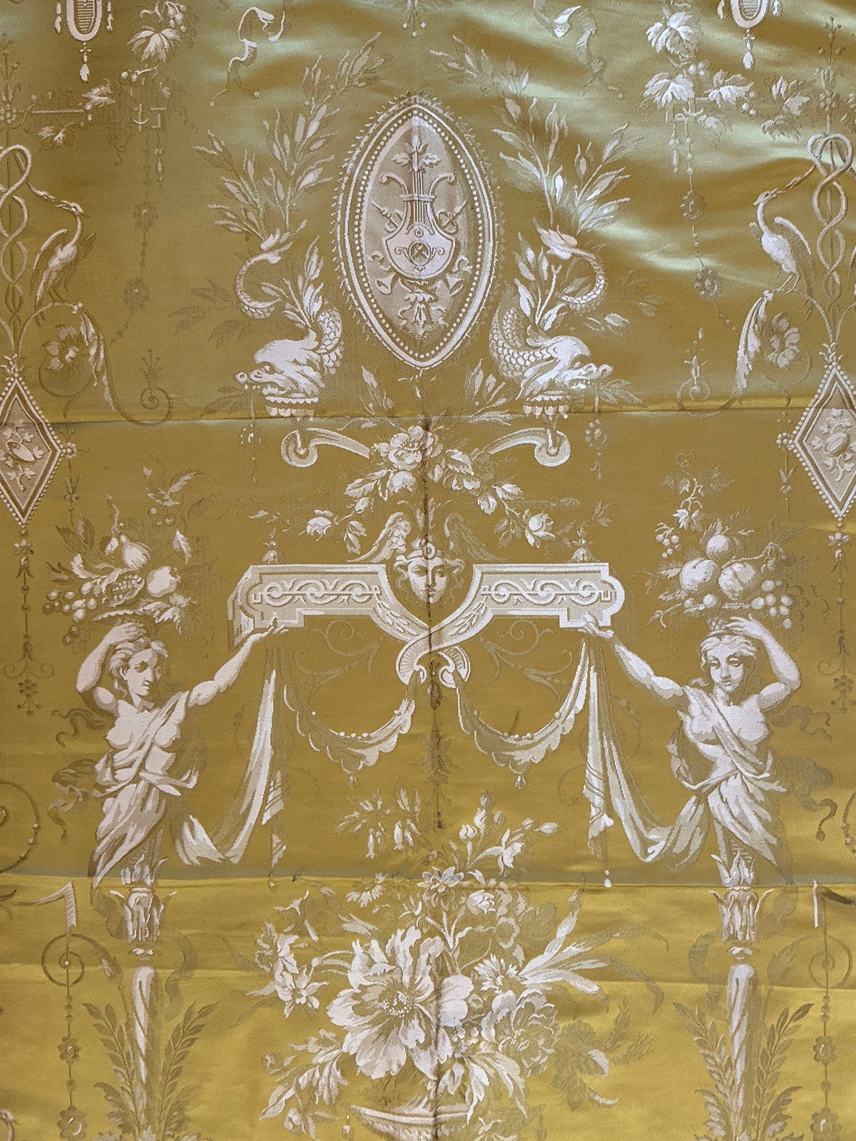 French Napoleon Yellow Textile ID: T082425
