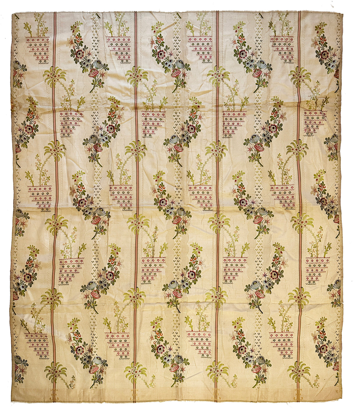 18th Century French Silk Textile ID: T082437