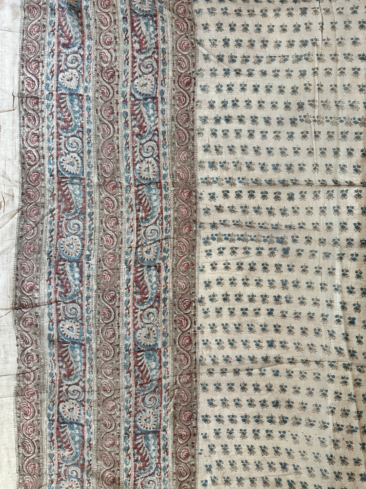 20th Century Turkish Woodblock Print on Cotton iD: T082438