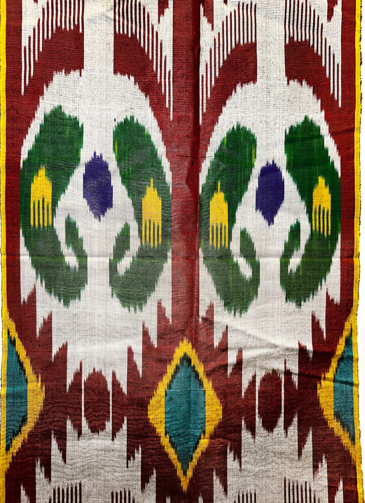 19th Century Asian Silk Ikat ID: T122204